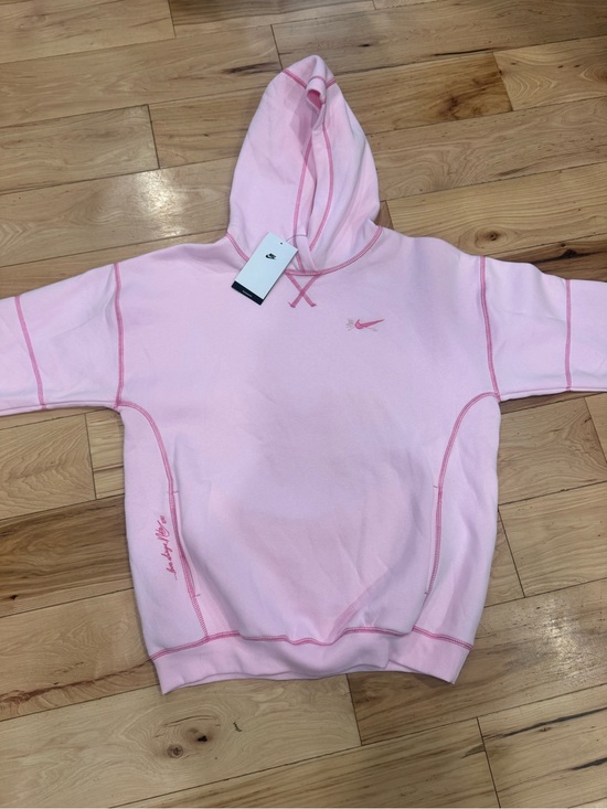 Nike Other - Nike kids Pink Contrast StitchHoodie Sweatshirt NWT Size Large
